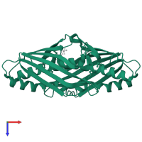 Osmotically inducible protein C in PDB entry 1ukk, assembly 1, top view.