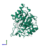 Aldo-keto reductase family 1 member B1 in PDB entry 1us0, assembly 1, side view.