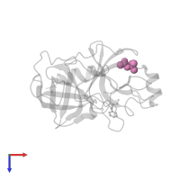 (4S)-2-METHYL-2,4-PENTANEDIOL in PDB entry 1utl, assembly 1, top view.