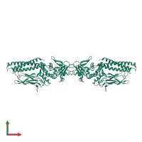 Signal transducer and activator of transcription A in PDB entry 1uur, assembly 1, front view.