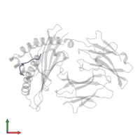 Alpha-glucosidase MAL32 in PDB entry 1vad, assembly 1, front view.