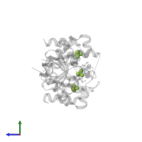 SULFATE ION in PDB entry 1via, assembly 1, side view.
