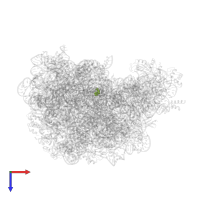 Modified residue UR3 in PDB entry 1vq4, assembly 1, top view.