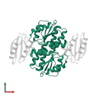 PTS system mannose-specific EIIAB component in PDB entry 1vrc, assembly 1, front view.