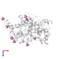 SULFATE ION in PDB entry 1wds, assembly 1, top view.