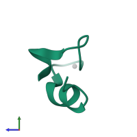 CREB-binding protein in PDB entry 1wo4, assembly 1, side view.