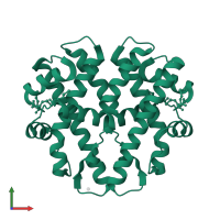 DUF1931 family protein in PDB entry 1wws, assembly 2, front view.