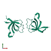 Breast cancer anti-estrogen resistance protein 1 in PDB entry 1wyx, assembly 1, front view.