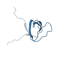 The deposited structure of PDB entry 1x2k contains 1 copy of Pfam domain PF00018 (SH3 domain) in Osteoclast-stimulating factor 1. Showing 1 copy in chain A.