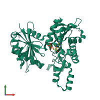 3D model of 1x3m from PDBe