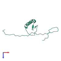 Zinc finger protein 462 in PDB entry 1x6f, assembly 1, top view.