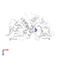 GLYCEROL in PDB entry 1xa8, assembly 1, top view.