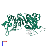 Cystic fibrosis transmembrane conductance regulator in PDB entry 1xmj, assembly 1, top view.