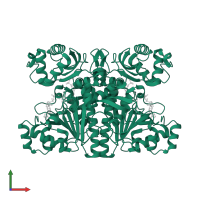 L-carnitine CoA-transferase in PDB entry 1xvv, assembly 1, front view.
