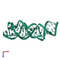 PDB entry 1y26 coloured by chain, top view.