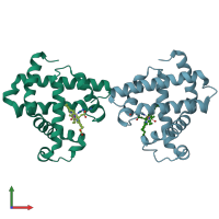 3D model of 1ycb from PDBe