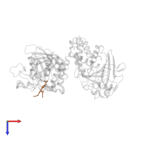 T-cell surface glycoprotein CD3 zeta chain in PDB entry 1ygr, assembly 1, top view.