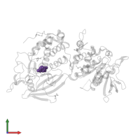Modified residue PTR in PDB entry 1ygu, assembly 1, front view.