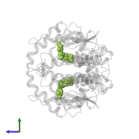GLUTATHIONE in PDB entry 1yj6, assembly 1, side view.