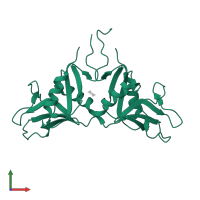 Oxidized low-density lipoprotein receptor 1 in PDB entry 1ypq, assembly 1, front view.