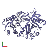 Piwi protein in PDB entry 1ytu, assembly 1, front view.