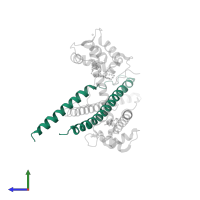 Troponin T, fast skeletal muscle isoforms in PDB entry 1ytz, assembly 1, side view.