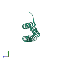 Vacuolar protein sorting-associated protein 4A in PDB entry 1yxr, assembly 1, side view.