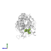 (2-MERCAPTOMETHYL-3-PHENYL-PROPIONYL)-GLYCINE in PDB entry 1zdp, assembly 1, side view.