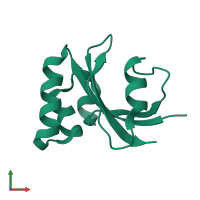 Foldase protein PrsA in PDB entry 1zk6, assembly 1, front view.