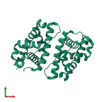 CRISPR type III-B/RAMP module-associated protein Cmr5 in PDB entry 1ztd, assembly 1, front view.