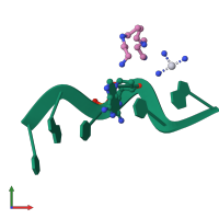 PDB entry 211d coloured by chain, front view.