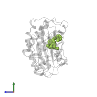 2-{[(2-{[(1R)-1-(HYDROXYMETHYL)PROPYL]AMINO}-9-ISOPROPYL-9H-PURIN-6-YL)AMINO]METHYL}PHENOL in PDB entry 2a0c, assembly 1, side view.