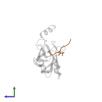 RNA-binding protein PIN4 in PDB entry 2a0t, assembly 1, side view.