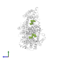 ADENOSINE-5'-TRIPHOSPHATE in PDB entry 2a5y, assembly 1, side view.