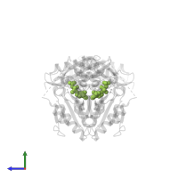 ADENOSINE-5'-TRIPHOSPHATE in PDB entry 2a84, assembly 1, side view.