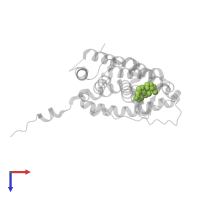 PROGESTERONE in PDB entry 2aa5, assembly 1, top view.