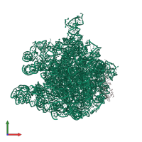 PDB entry 2aar coloured by chain, front view.