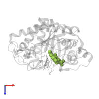 FLAVIN MONONUCLEOTIDE in PDB entry 2aba, assembly 1, top view.