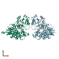 3D model of 2acv from PDBe