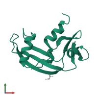 Angiogenin in PDB entry 2ang, assembly 1, front view.