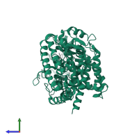 Peroxisome proliferator-activated receptor gamma in PDB entry 2ath, assembly 1, side view.