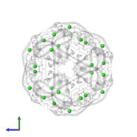 CHLORIDE ION in PDB entry 2au7, assembly 1, side view.