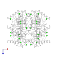 CHLORIDE ION in PDB entry 2au7, assembly 1, top view.
