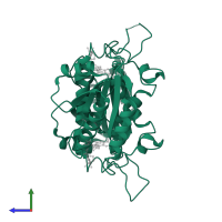 NADPH:quinone oxidoreductase MdaB in PDB entry 2b3d, assembly 1, side view.