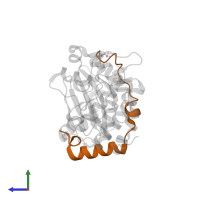 Inner centromere protein A in PDB entry 2bfx, assembly 1, side view.