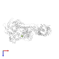 SULFATE ION in PDB entry 2bki, assembly 1, top view.