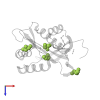 GLYCEROL in PDB entry 2bl1, assembly 1, top view.