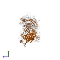 Latexin in PDB entry 2bo9, assembly 1, side view.