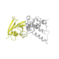 The deposited structure of PDB entry 2bs3 contains 2 copies of SCOP domain 54312 (2Fe-2S ferredoxin domains from multidomain proteins) in Fumarate reductase iron-sulfur subunit. Showing 1 copy in chain B.