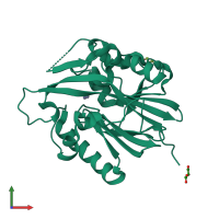 3D model of 2btn from PDBe
